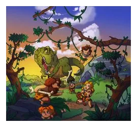 Danger! Danger! Dinosaur box art