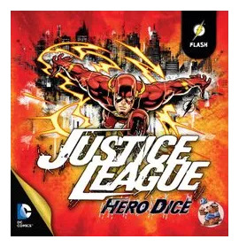 Justice League: Hero Dice – Flash box art