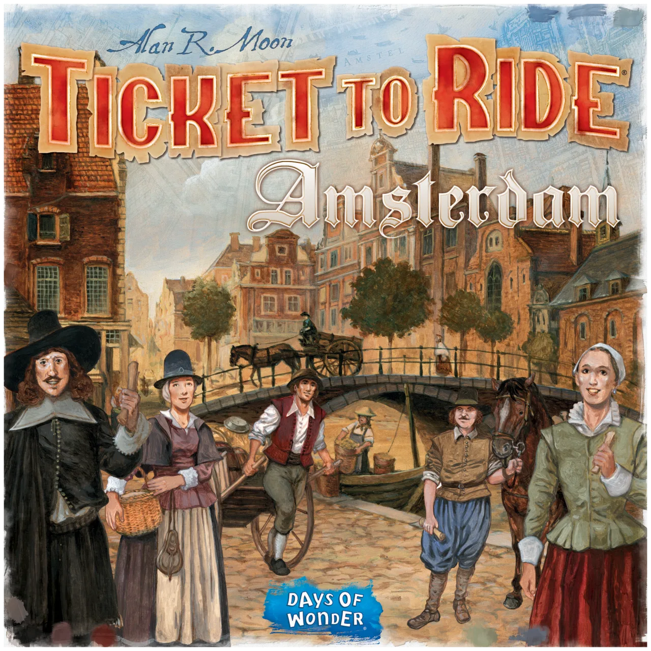 Ticket To Ride: Amsterdam box art