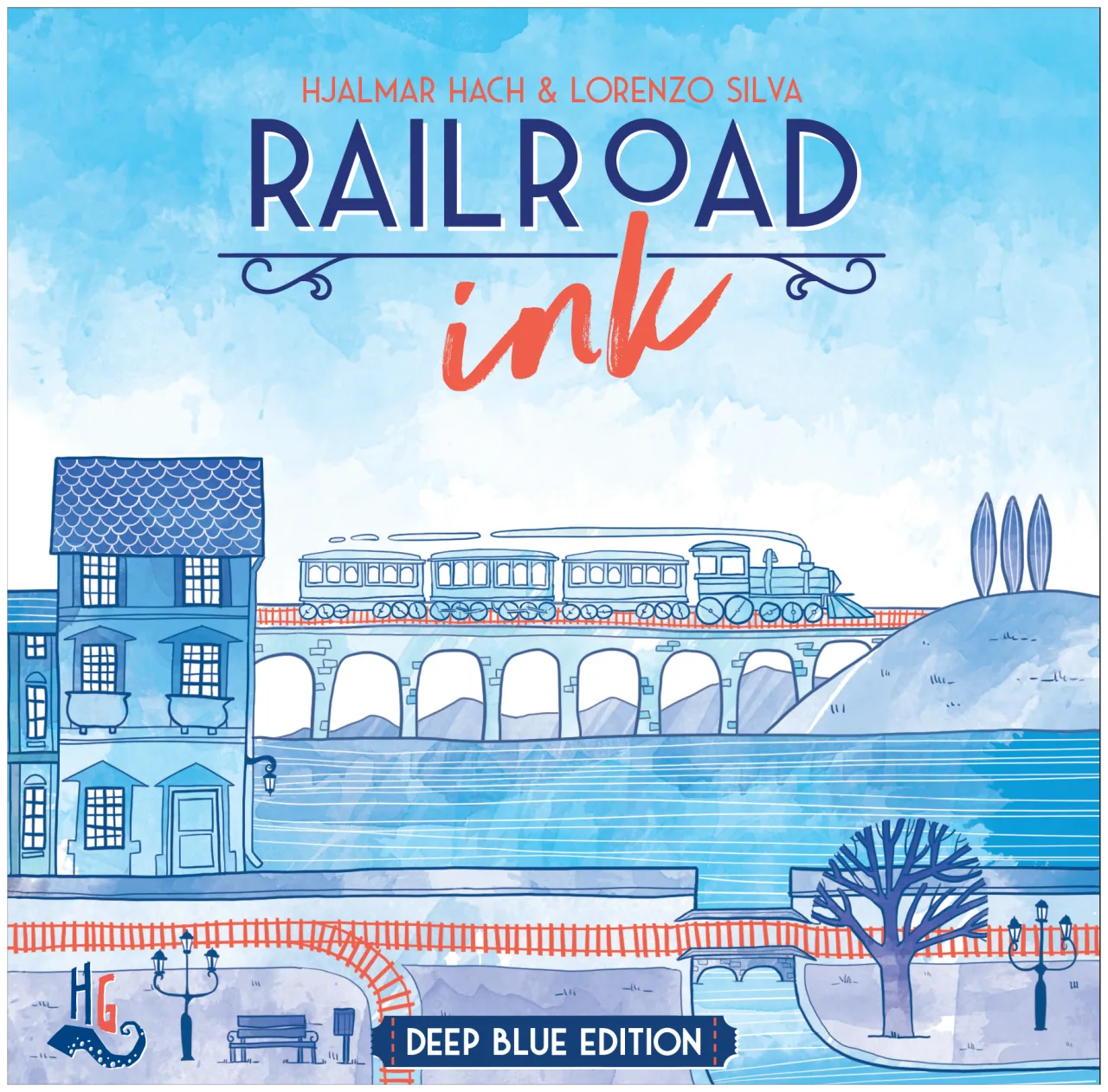 Railroad Ink: Deep Blue Edition box art