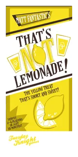 That's Not Lemonade box art