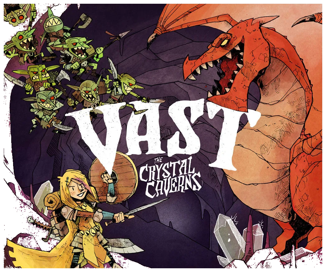 Vast: The Crystal Caverns box art