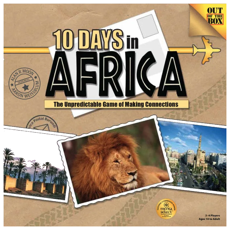 10 Days In Africa box art