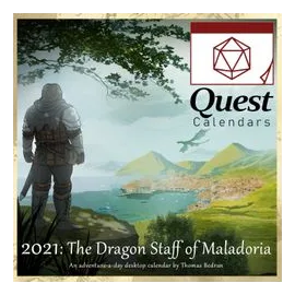 Quest Calendar: The Dragon Staff Of Maladoria box art