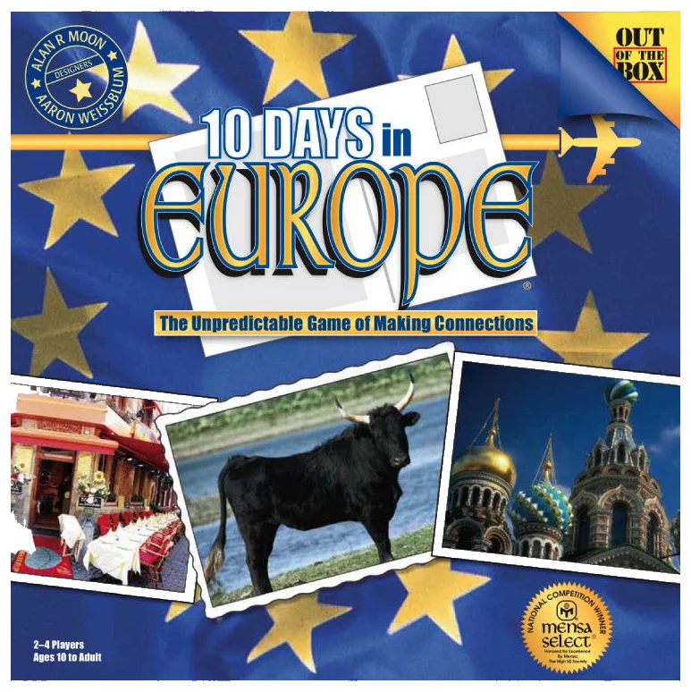 10 Days In Europe box art