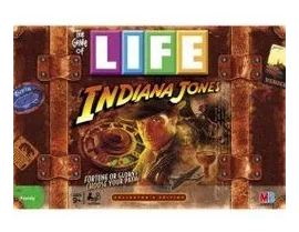The Game Of Life: Indiana Jones box art