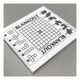 Blankout box art