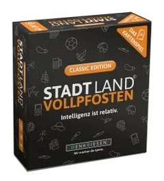 Stadt Land Vollpfosten: Das Kartenspiel – Classic Edition box art