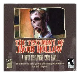 The Testimony Of Jacob Hollow box art
