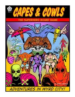 Capes & Cowls: The Superhero Board Game box art