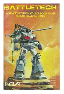 Battletech Science Fiction Combat Book Game: Shd-2h Shadow Hawk box art