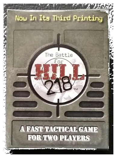 The Battle For Hill 218 box art