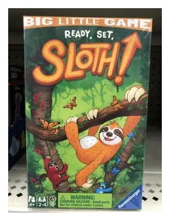 Ready, Set, Sloth! box art