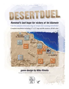 Desert Duel: First Alamein box art