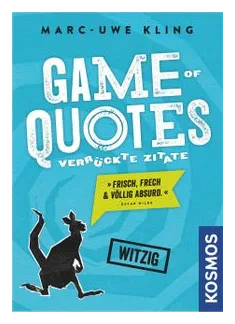 Game Of Quotes: Verrückte Zitate box art