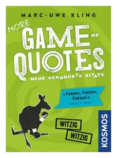 More Game Of Quotes: Neue Verrückte Zitate box art