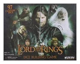 The Lord Of The Rings Dice Building Game box art