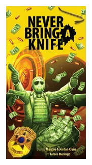 Never Bring A Knife box art