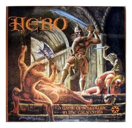 Hero: A Game Of Adventure In The Catacombs box art
