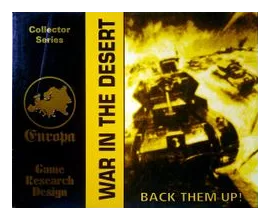 War In The Desert box art