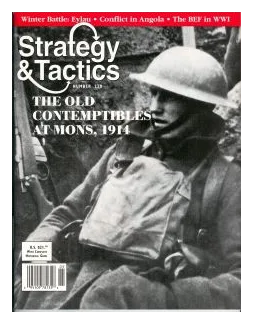 The Old Contemptibles At Mons, 1914 box art