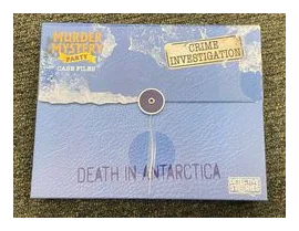 Murder Mystery Party Case Files: Death In Antarctica box art