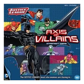 Justice League: Axis Of Villains Strategy Game box art