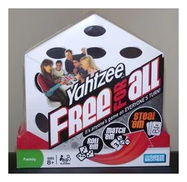 Yahtzee Free For All box art