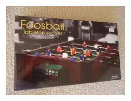 Foosball Tabletop Soccer box art