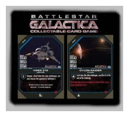 Battlestar Galactica Collectible Card Game box art