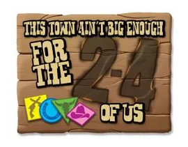 This Town Ain't Big Enough For The 2-4 Of Us box art