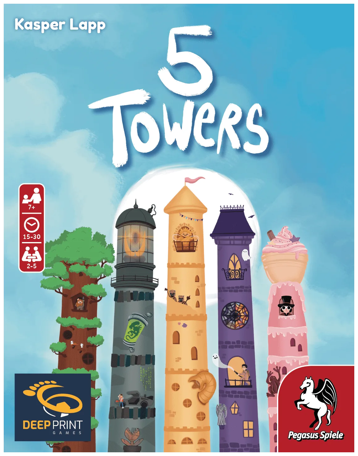 5 Towers box art