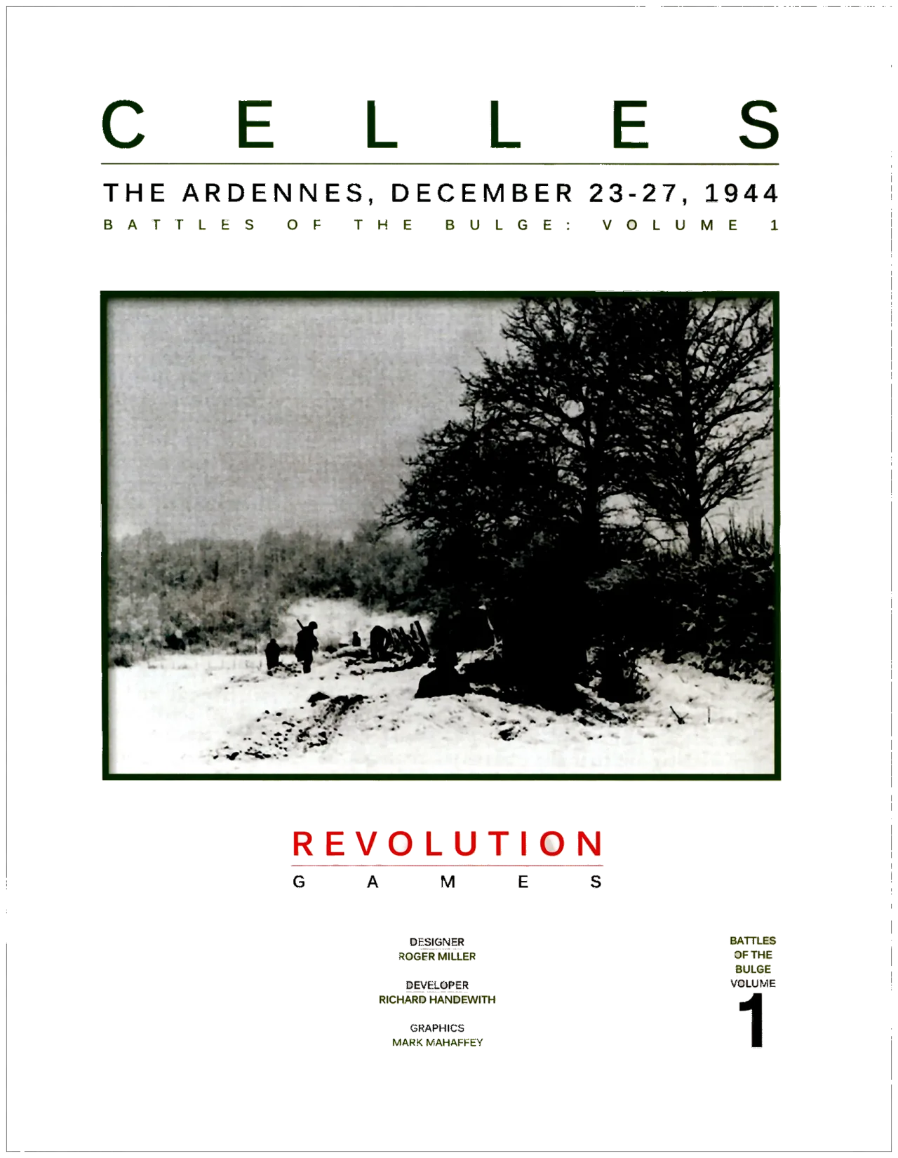 Celles: The Ardennes, December 23-27, 1944 box art