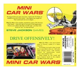 Mini Car Wars box art