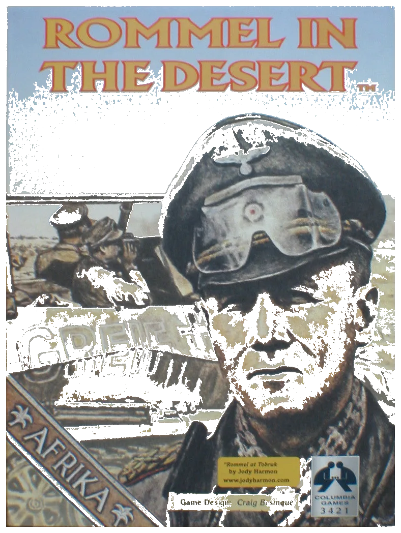 Rommel In The Desert box art