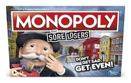 Monopoly For Sore Losers box art