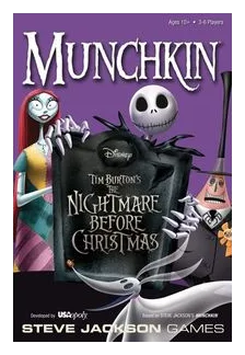 Munchkin The Nightmare Before Christmas box art