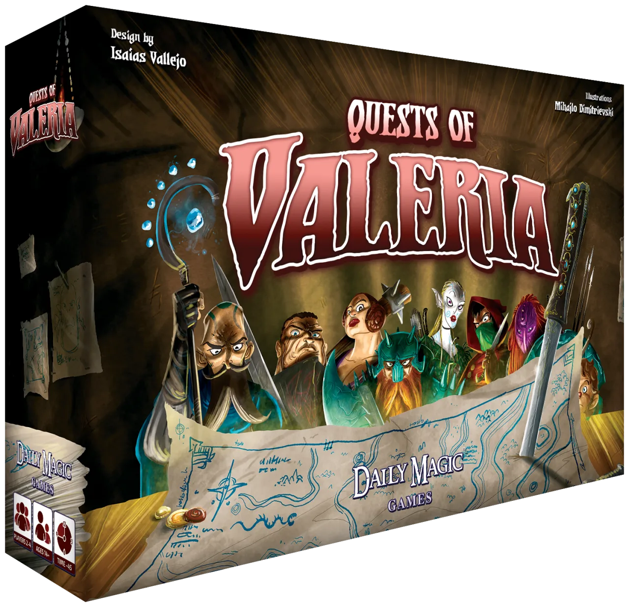 Quests Of Valeria box art