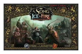 A Song Of Ice & Fire: Tabletop Miniatures Game – Stark Vs Lannister Starter Set box art