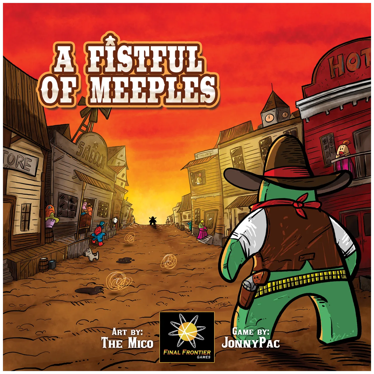 A Fistful Of Meeples box art
