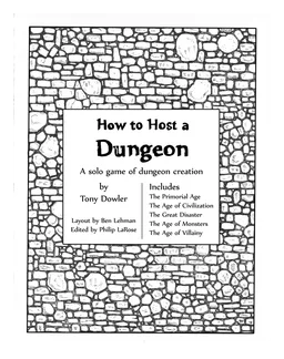 How To Host A Dungeon box art