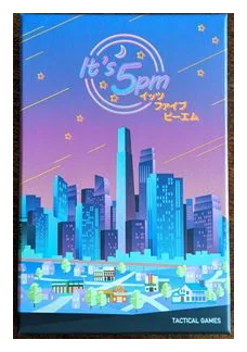 It's 5pm box art
