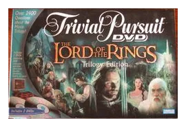 Trivial Pursuit: Dvd – The Lord Of The Rings Trilogy Edition box art