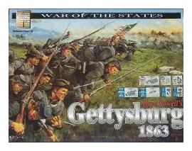 War Of The States: Gettysburg, 1863 box art