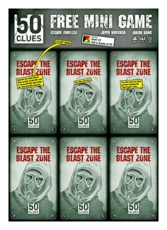 50 Clues: Escape The Blast Zone box art