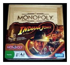 Monopoly: Indiana Jones box art