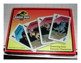 Jurassic Park: Dinosaur Escape Card Game box art