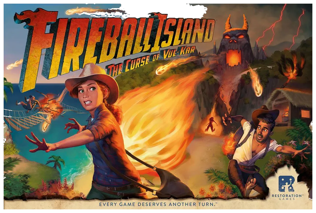 Fireball Island: The Curse Of Vul-kar box art