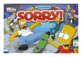 Sorry! The Simpsons Edition box art