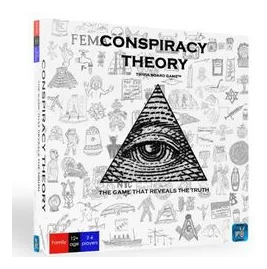 Conspiracy Theory Trivia Board Game box art